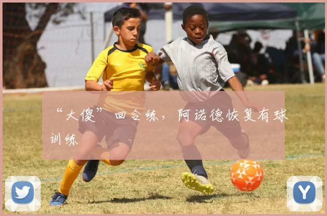 “大傻”回合练,阿诺德恢复有球训练